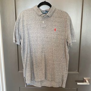 Gray Polo Ralph Lauren Collared Shirt